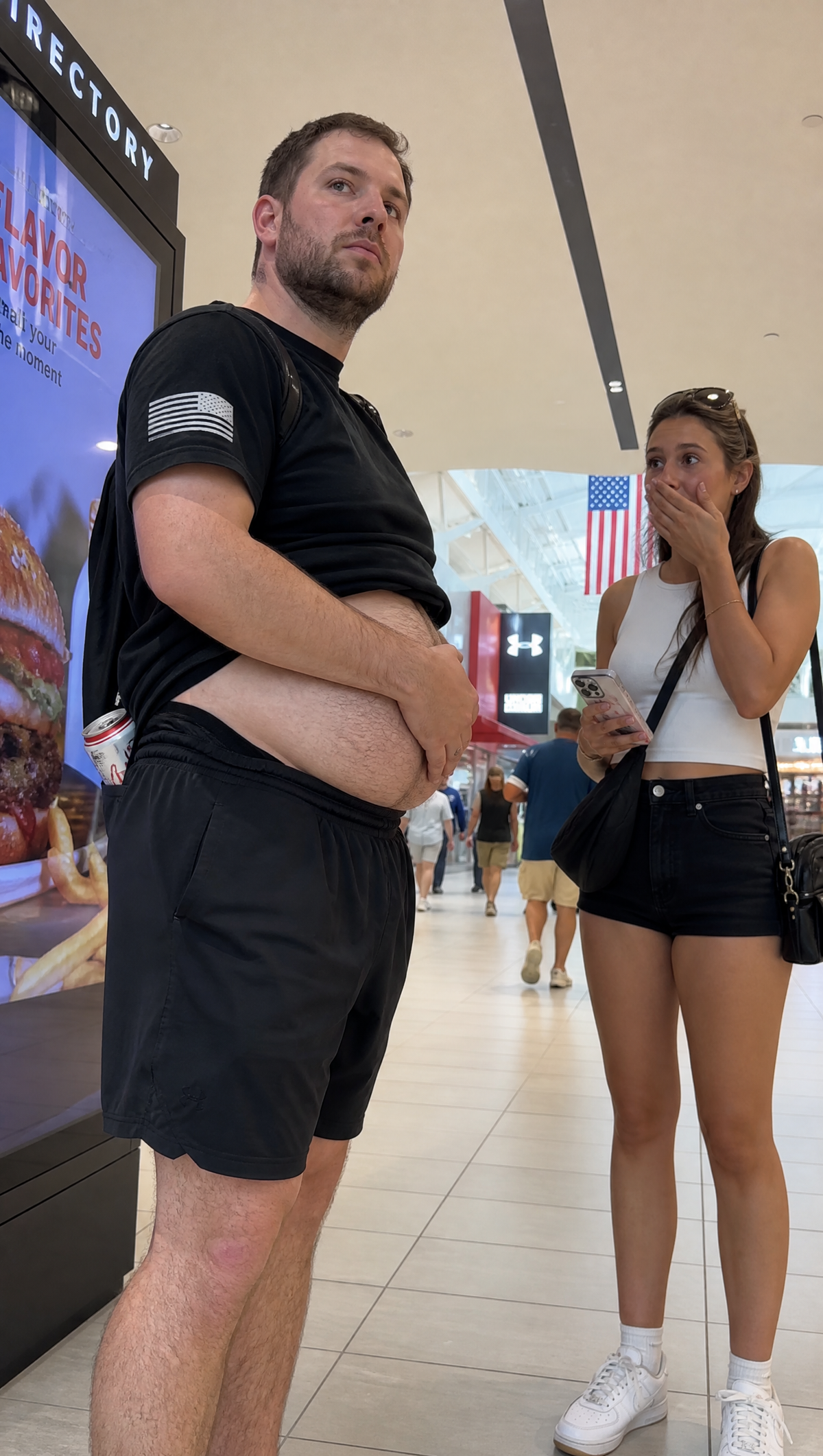 BellyBag reaction shot